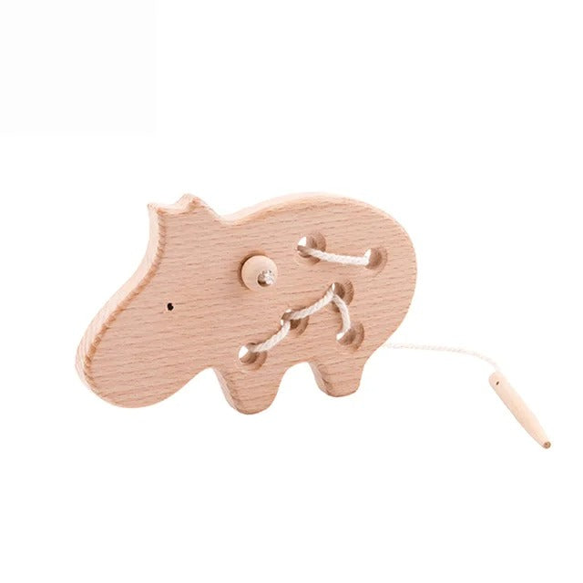 Wooden Threading Toy