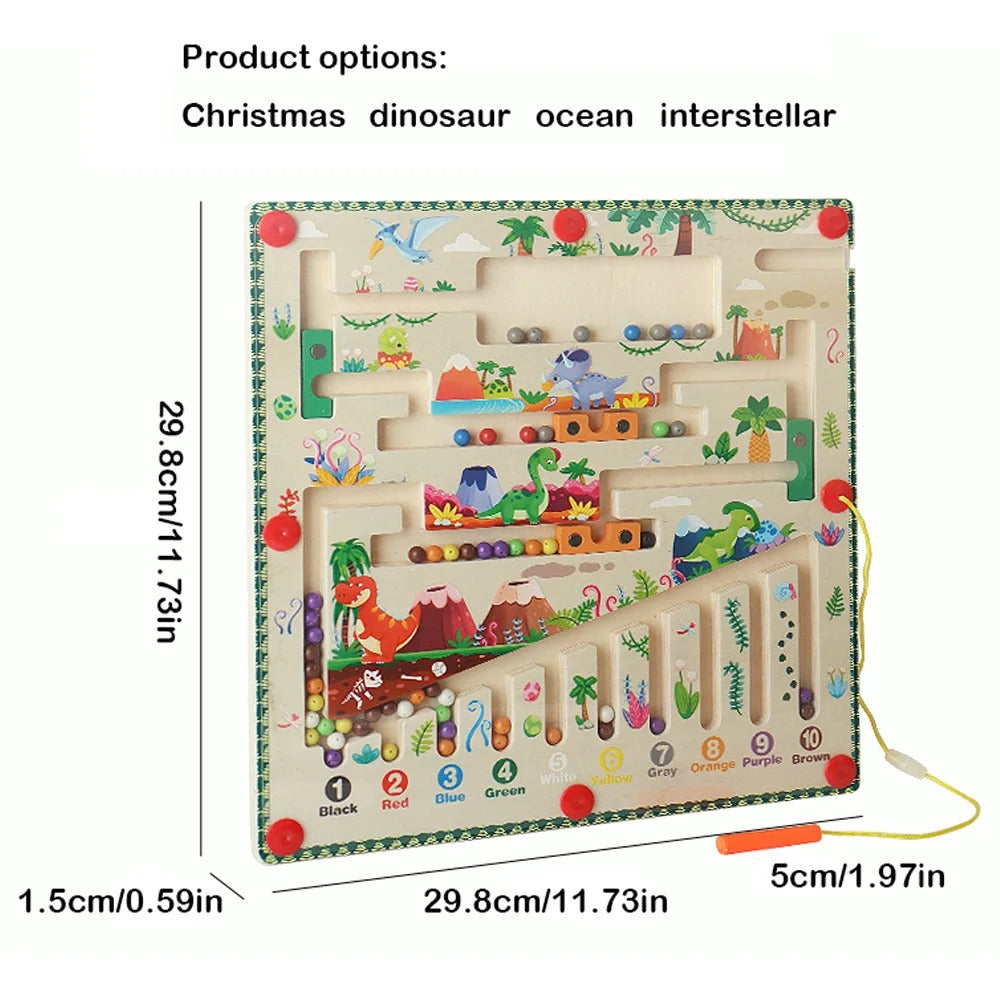 Magnetic Maze Learning Boards