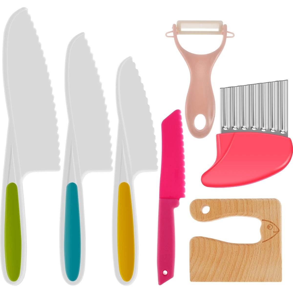 Kid Safe Cooking Knife Set